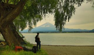 2023富士山刚刚喷发了