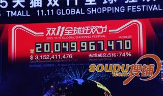双十一成交额历年对比